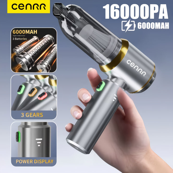 2026 NEW CENRR 16000PA Wireless Car Vacuum  SA87