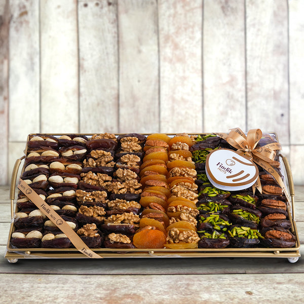 Large Tray Dates and Fruit Stuffed Nuts