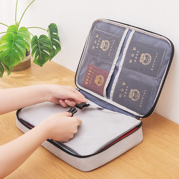 Large Capacity Waterproof Document Bags Multifunctional Home Travel Organizer Holder School Office Business File Folder Supply