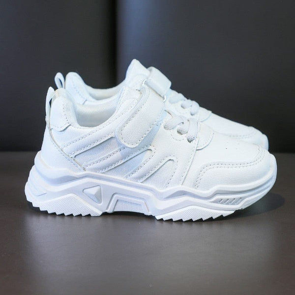 Autumn Kids White Sneakers Leisure Platform Light Soft Fashion Boys  Sport Shoes Size 26-37 All-match Children Trainers