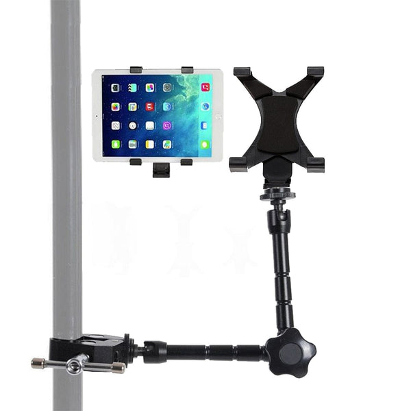 Adjustable Friction Articulating Magic Arm/Super Clamp With 1/4&quot;Thread Adapter For tablet Phone 7.9-11 inch ipad stands holder