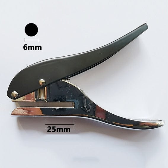 3mm/6mm/8mm/10mm Circle Hole Punch Paper Punch Hand-held Round Single Hole Punch for ID Cards PVC Cards Badge Photos