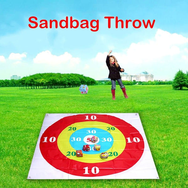 Sandbag Throwing Disc Game Target Throwing Plate Team Parent-child Outdoor Interactive Toy Fun Game Props Kids Team Training Toy