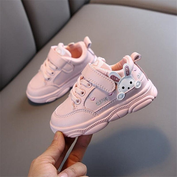 Comfortable Sneakers For Girl Breathable Fashion Outdoor Rabbit Baby Girls Shoes Size 21-30