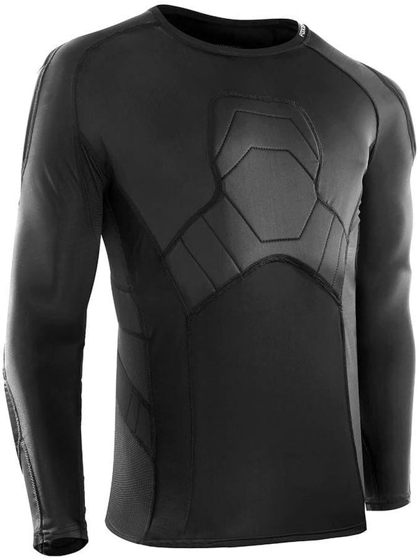 New Men&#39;s Padded Football Protective Gear Set Training Suit for Soccer Basketball Paintball Rib Protector