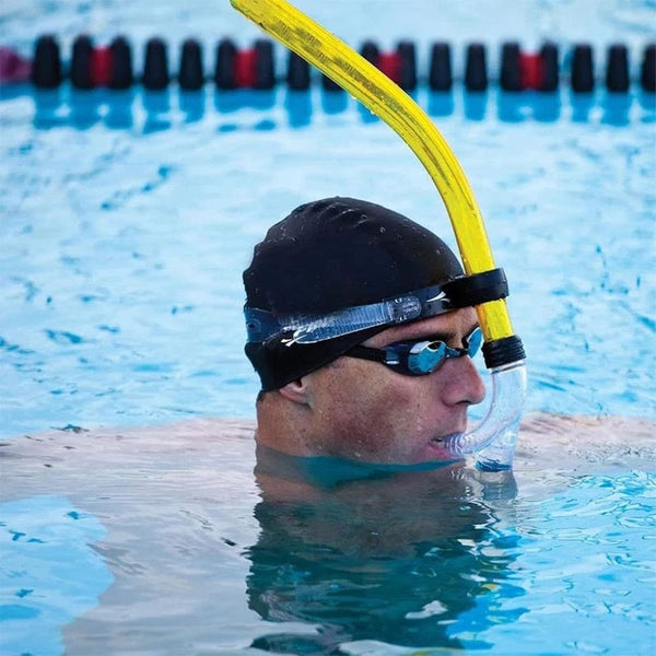 الجبهة رئيس سيليكون غص التنفس أنبوب السباحة لتدريب الغوص تحت الماء الغوص التنفس معدات الغوص