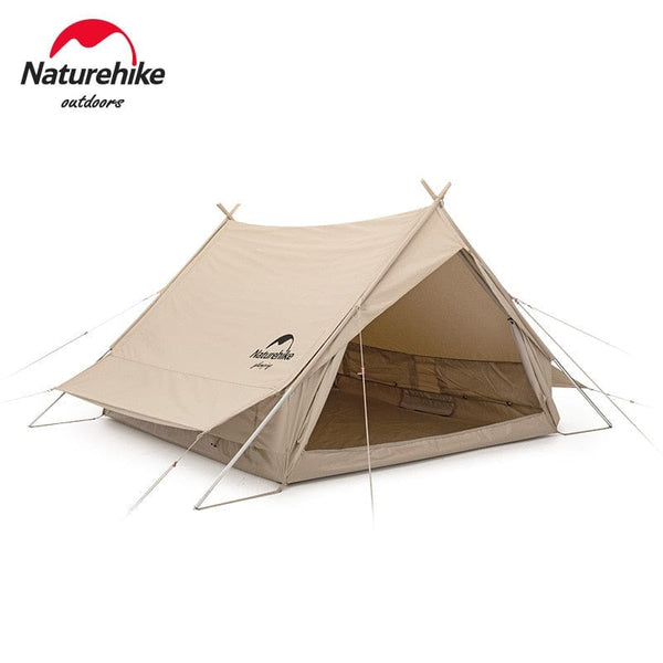 Naturehike Outdoor Camping Tent 2Person Large Area House Building Tent Waterproof Sun For Hiking Traveling Cycling Camping Tent