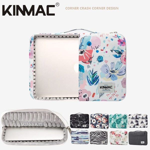 حقيبة كمبيوتر محمول Kinmac العلامة التجارية Kinmac 12،13،14،15.6 بوصة ، مقاومة للماء سيدة مان كيليف لأكمام MacBook Air Pro M1 PC PC