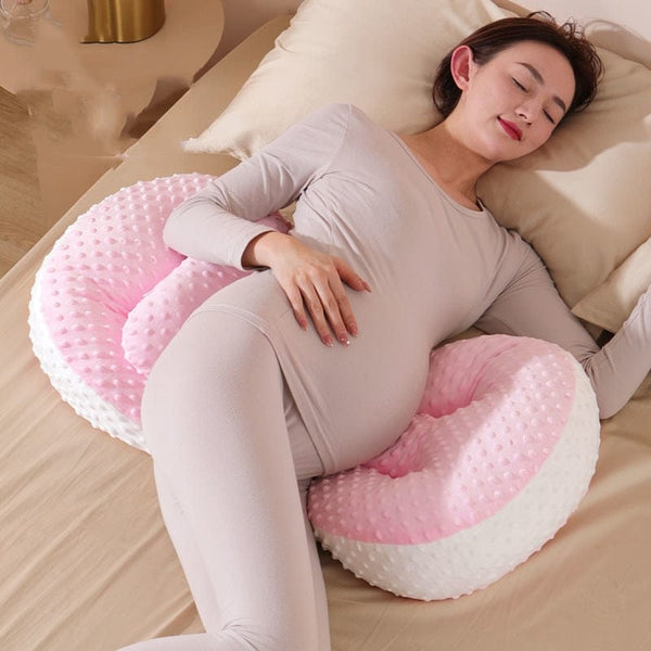 1 قطعة متعددة الوظائف وسادة امرأة حامل الجانب النوم حماية الخصر دعم البطن وسادة لينة الجلد ودية وسادة حانية