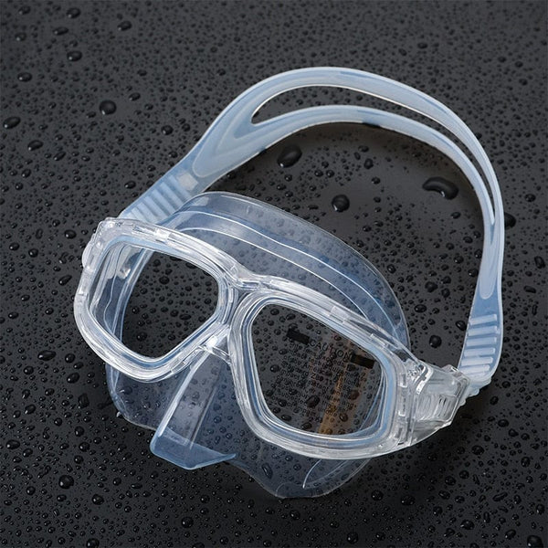 قناع الغطس الغوص الحرة عالية الوضوح مكافحة عدسات الضباب قناع الغطس السطحي الرياضات المائية الغوص نظارات