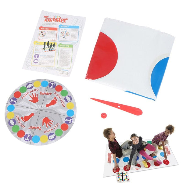 Children&#39;s Body Twisting Music Educational Sports Toys Family Interactive Game Body Balance Blanket Classic Twister Party Game
