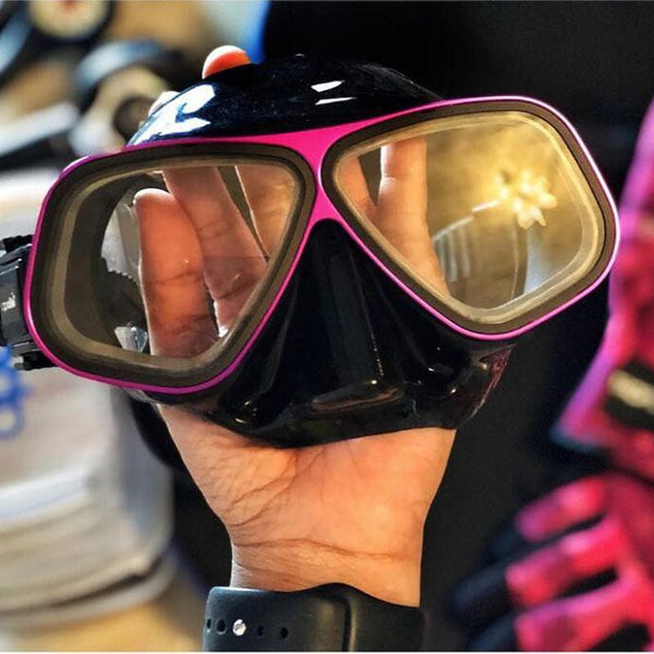 أبولو مماثلة سبائك الإطار الحرة الغوص أقنعة يمكن مجهزة قصر النظر قناع نظارات حجم منخفض 65cc قناع غوص الغوص الرطب أنبوب