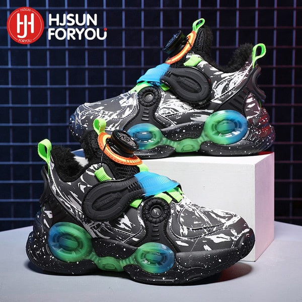 2022 Kids Shoes Comfortable Boys  Sneakers Non-slip Soft Rebound Kids Runing Shoes Breathable Upper Children Casual Shoes