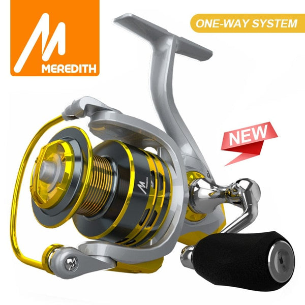 MEREDITH Sagittarius Series Fishing Spinning Reel Metal Spool Carp Fishing Reel SAG1000-6000 Metal Line Cup Sea Tackle