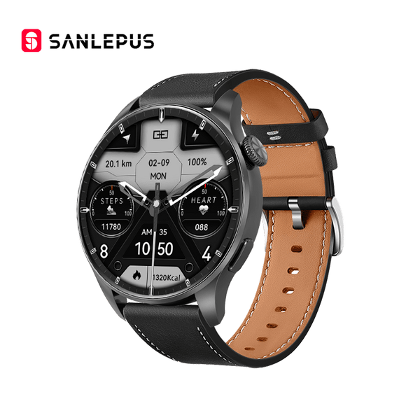 SANLEPUS 2023 جديد الأعمال ساعة ذكية NFC الرجال Smartwatch بلوتوث دعوة اللياقة البدنية تعقب الصحة رصد مقاوم للماء ساعة اليد