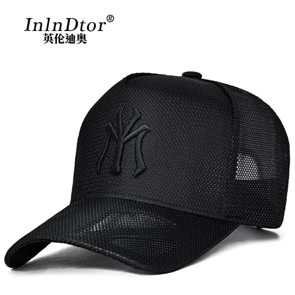 2023 new summer mesh breathable high top baseball cap fashion face small big head bib hat casual fashion for men